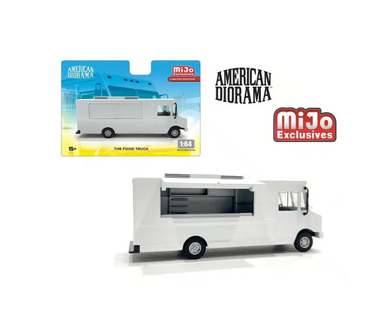 American Diorama - Food Truck Plain White - MiJo Exclusives - Scala 1/64 AD-70200MJ