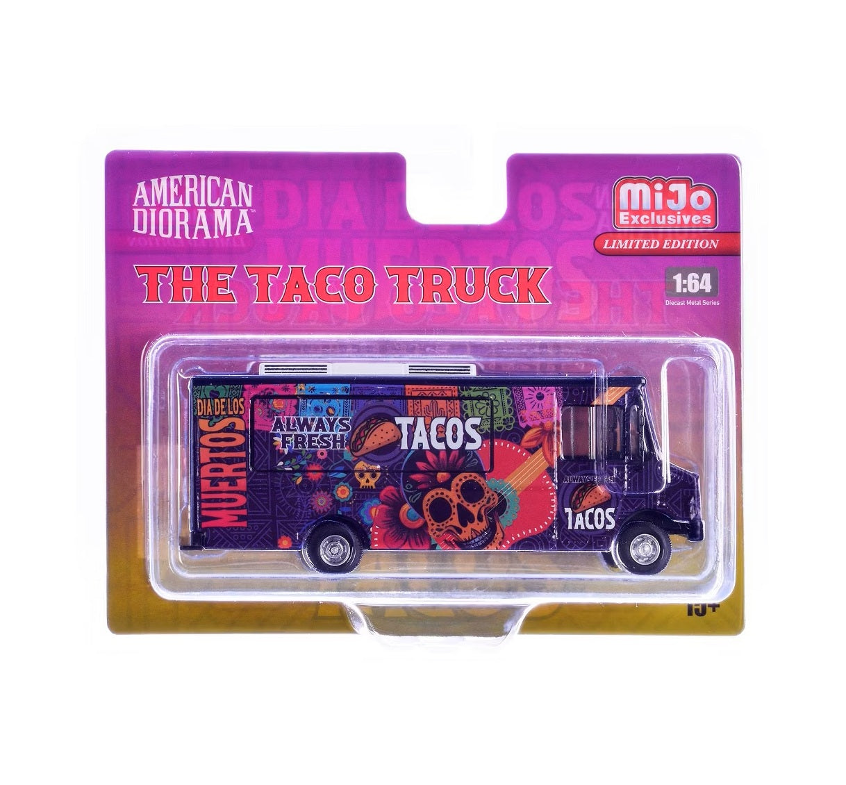 American Diorama - The Taco Truck - MiJo Exclusives - Scale 1/64 AD-70100MJ