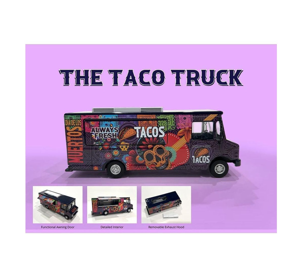 American Diorama - The Taco Truck - MiJo Exclusives - Scale 1/64 AD-70100MJ