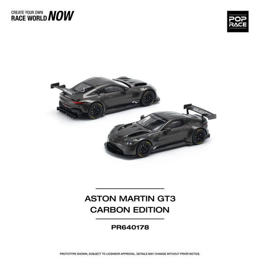 Pop Race - Aston Martin Vantage GT3 Carbon edition - Scala 1/64 PR64-178