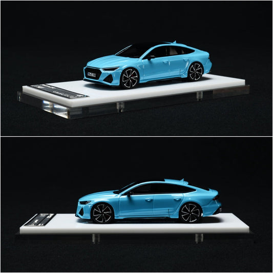 Motorhelix - Audi RS7 Sportback in Baby Blue Limited 499 pcs - Scala 1/64