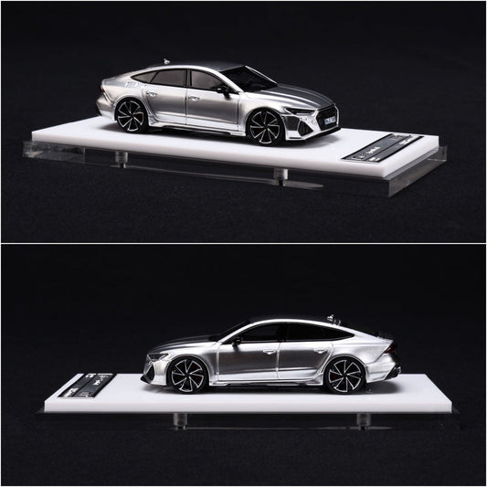 Motorhelix - Audi RS7 Sportback in Tungsten Steel Silver Limited 499 pcs - Scala 1/64