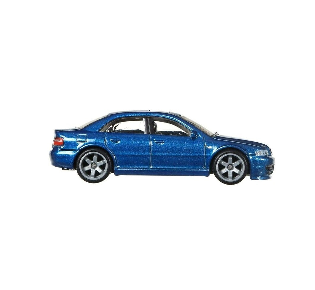 Hot Wheels Premium - Audi S4 Quattro Blue - Series Car Culture Deutschland Design - Scale 1/64