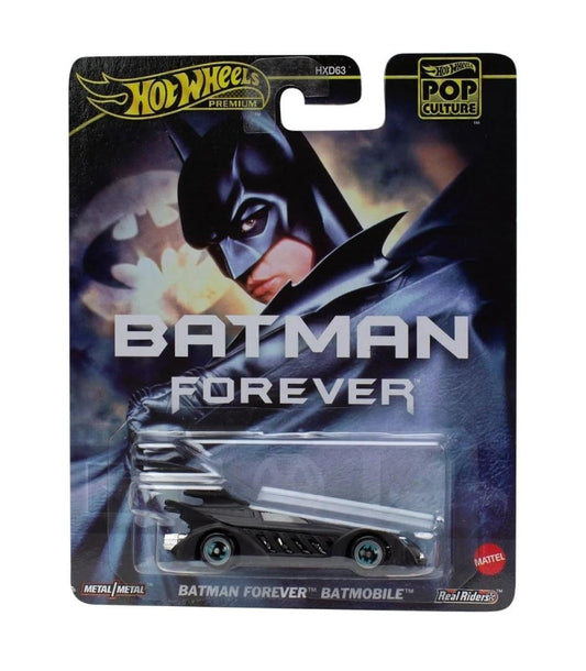 Hot Wheels Premium - Batman Forever Batmobile - Series POP Culture - Scale 1/64 Approx