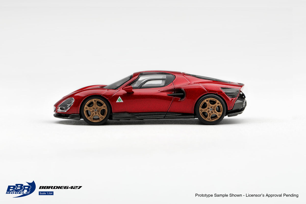 [PRÉCOMMANDE] BBR - Alfa Romeo 33 Stradale Rosso Villa d'Este 2025 - Échelle 1/64 BBRDIE6427