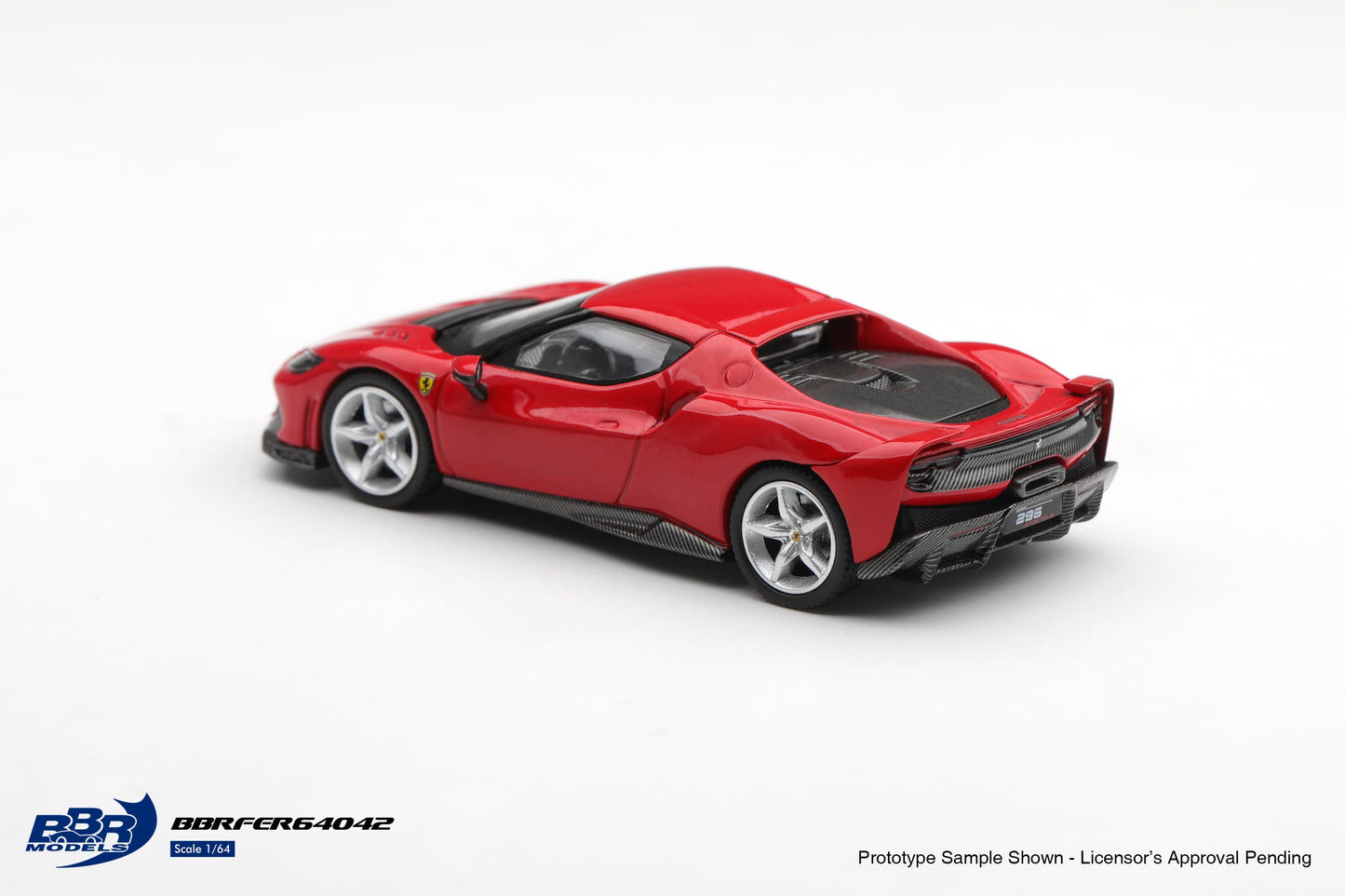 [PRE-ORDER] BBR - Ferrari 296 Speciale Rosso Corsa 2024 - 1-64 Scale BBRFER64042