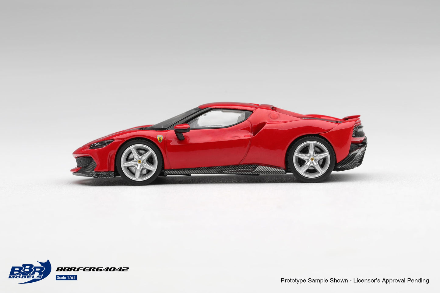 [PRE-ORDER] BBR - Ferrari 296 Speciale Rosso Corsa 2024 - 1-64 Scale BBRFER64042