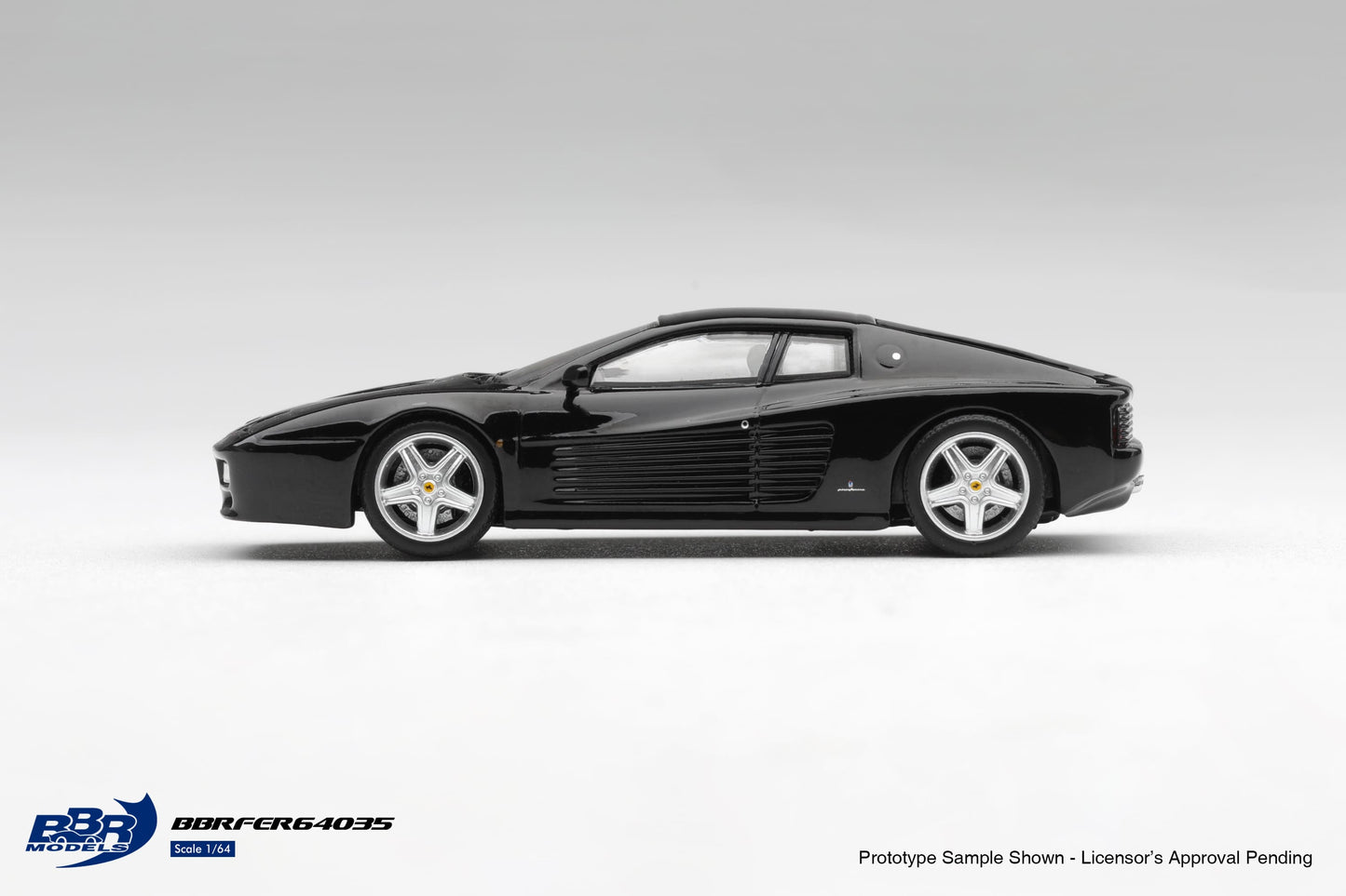 [PRE-ORDER] BBR - Ferrari 512 TR Black 1992 - 1/64 Scale BBRFER64035