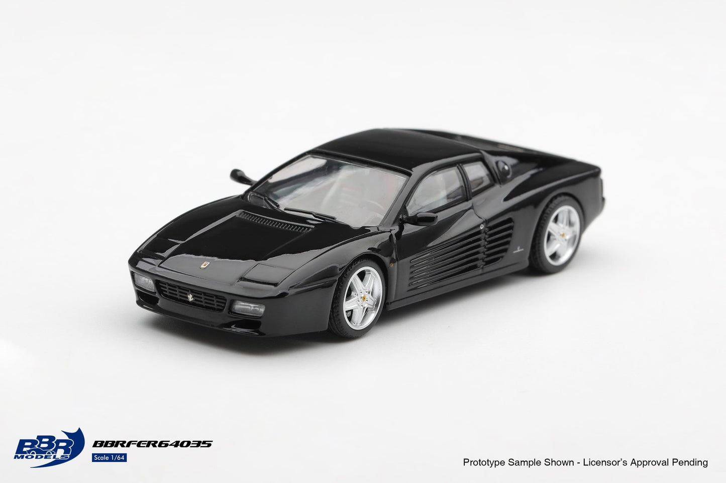 [PRE-ORDER] BBR - Ferrari 512 TR Black 1992 - 1/64 Scale BBRFER64035