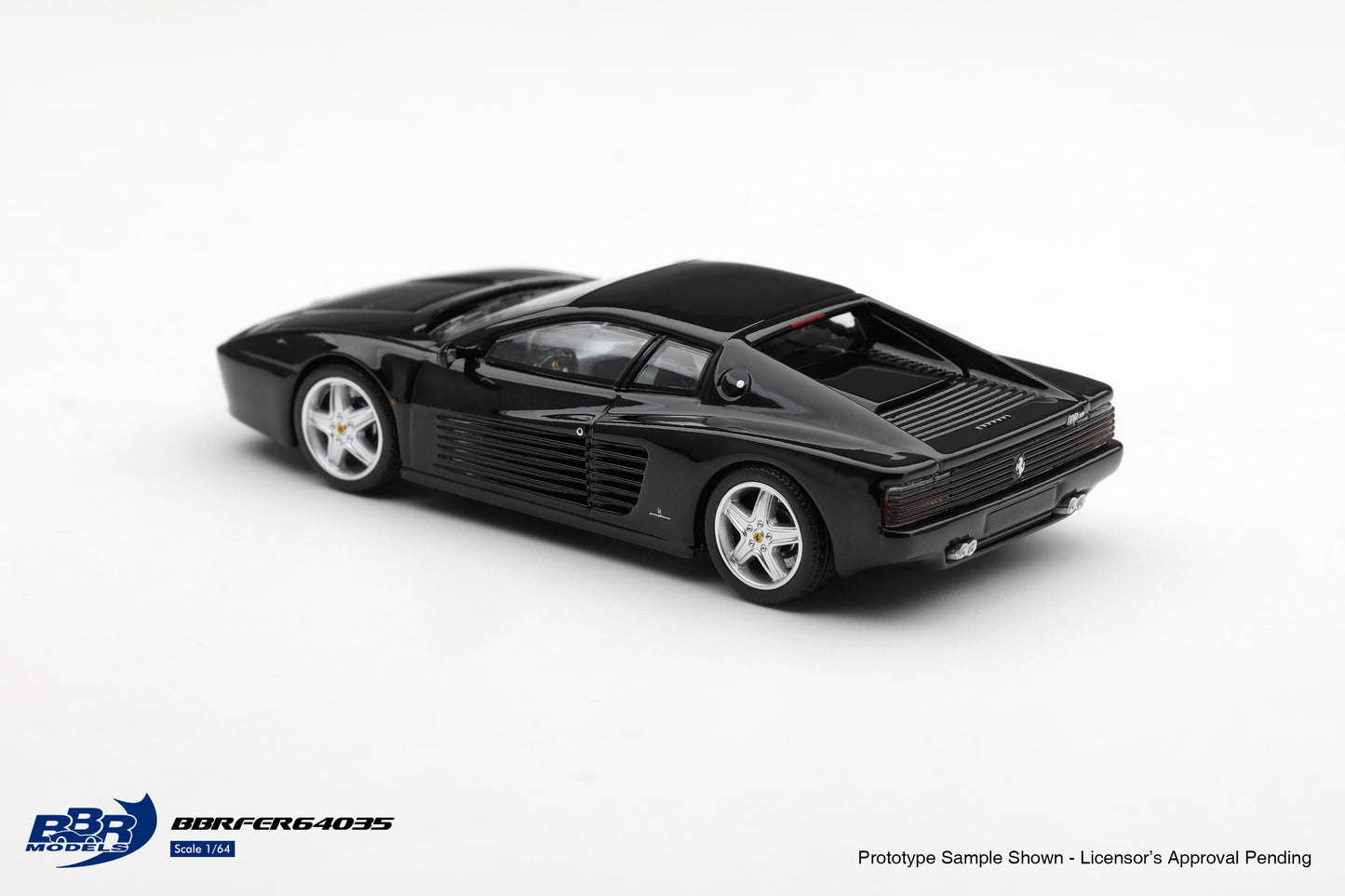 [PRE-ORDER] BBR - Ferrari 512 TR Black 1992 - 1/64 Scale BBRFER64035