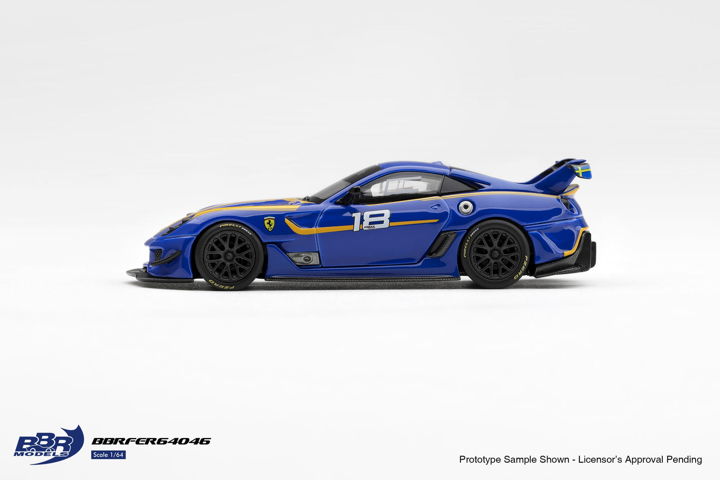 [PRÉCOMMANDE] BBR - Ferrari 599XX Evo #18 2011 - Échelle 1/64 BBRFER64046