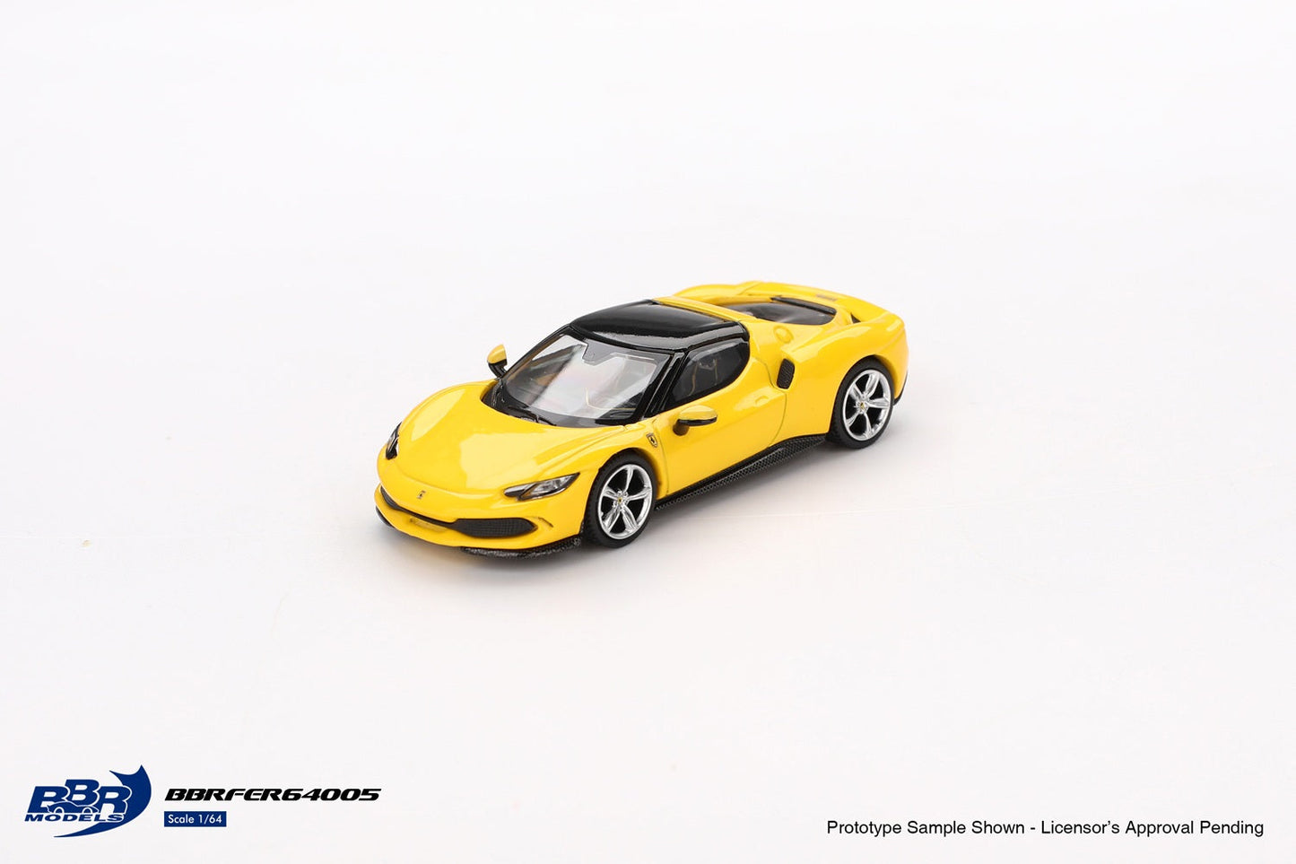 [PRE-ORDER] BBR Models - Ferrari 296 GTB Giallo Modena 2024 - Scale 1/64 BBRDIE64005 EAN 8055598830289