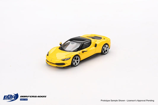 [PRE-ORDER] BBR Models - Ferrari 296 GTB Giallo Modena 2024 - Scale 1/64 BBRDIE64005 EAN 8055598830289