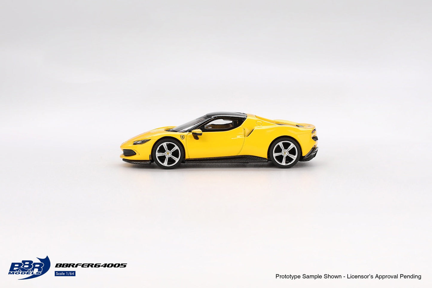 [PRE-ORDER] BBR Models - Ferrari 296 GTB Giallo Modena 2024 - Scale 1/64 BBRDIE64005 EAN 8055598830289
