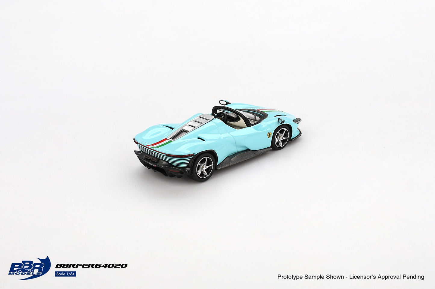 [PRE-ORDER] BBR Models - Ferrari Daytona SP3 Light Blue 2024 - Scale 1/64 BBRDIE64020 EAN 8055598830272