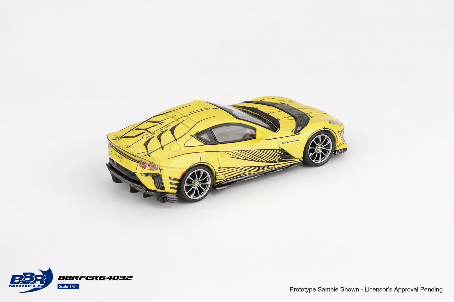 [PRE-ORDER] BBR Models - Ferrari 812 Competizione Tailor Made 2021 - Scala 1/64 BBRFER64032