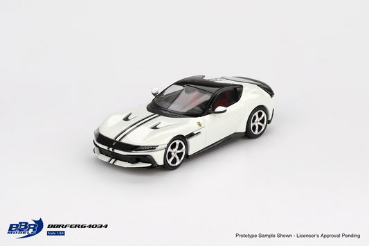 [PRE-ORDER] BBR Models - Ferrari 12 Cilindri Bianco Avus 2024 - Scale 1/64 BBRFER64034