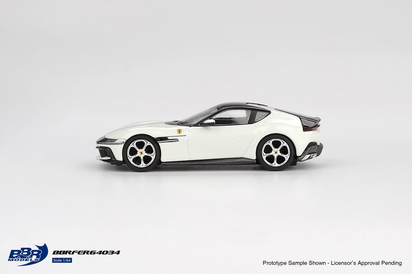 [PRE-ORDER] BBR Models - Ferrari 12 Cilindri Bianco Avus 2024 - Scale 1/64 BBRFER64034