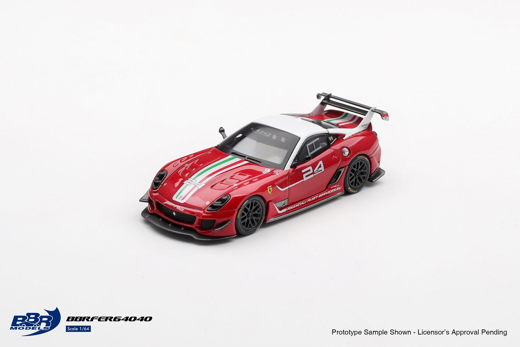 PRE-ORDER] - BBR Models - Ferrari 599XX Evo #24 2011 - Scale 1/64