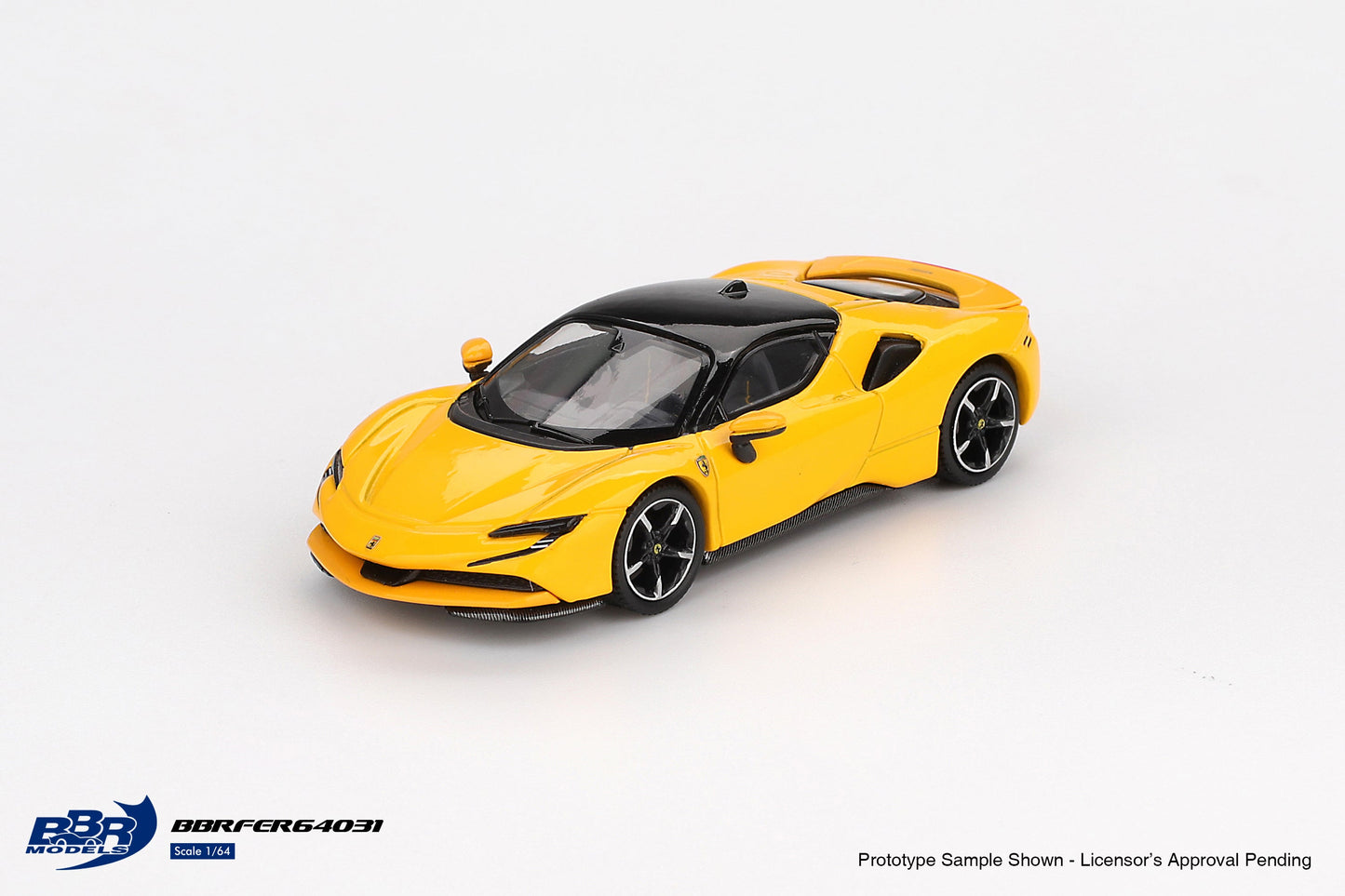 [PRE-ORDER] BBR Models - Ferrari SF90 Modena Yellow 2024 - 1/64 Scale BBRFER64031