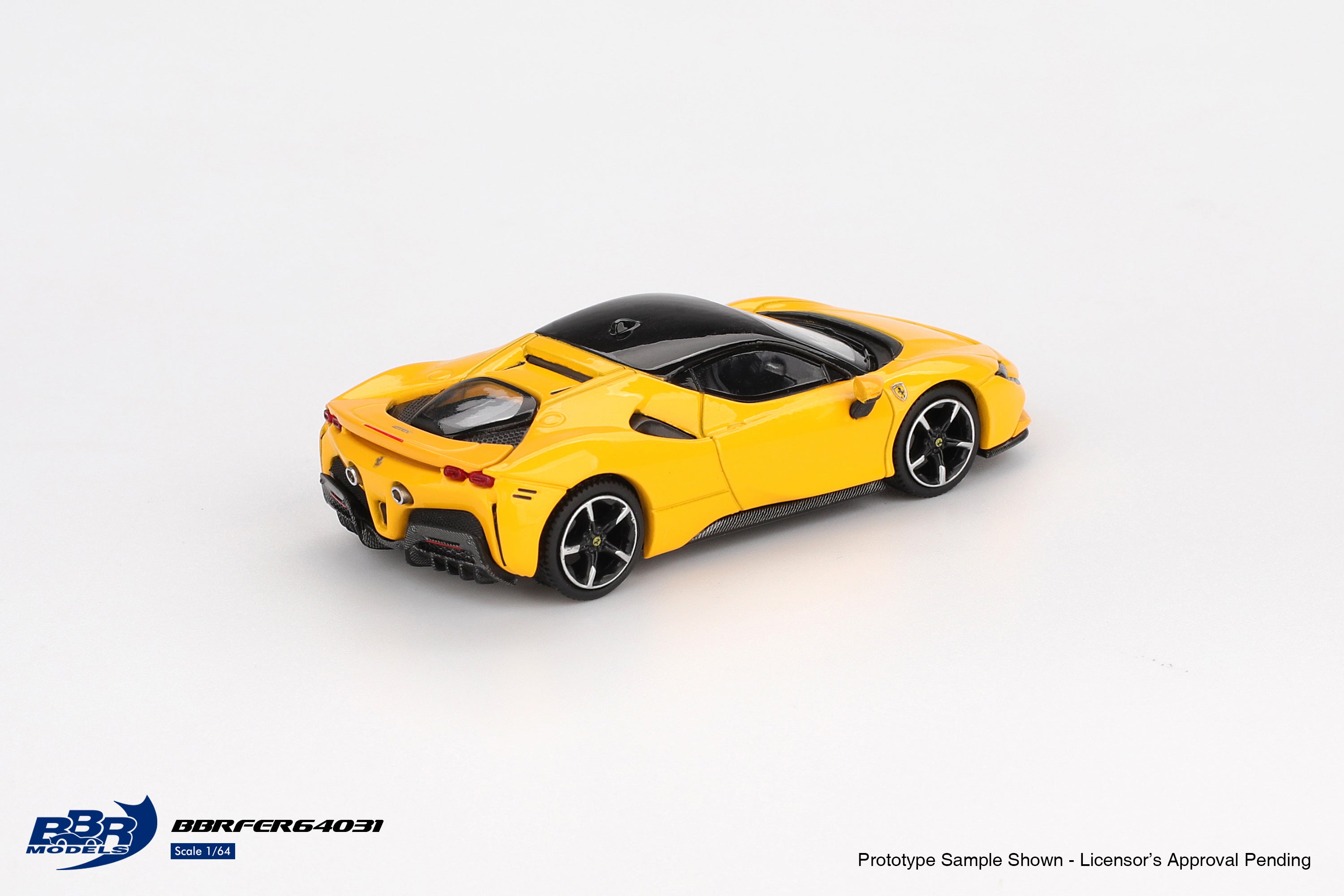 BBR Models - Ferrari SF90 Modena Yellow 2024 - 1/64 Scale