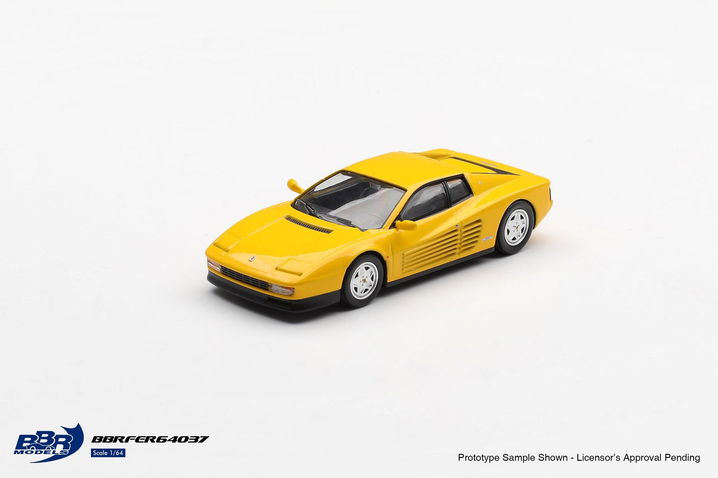 [PRÉCOMMANDE] - BBR Models - Ferrari Testarossa Giallo Modena 1989 - Echelle 1/64 BBRFER64037