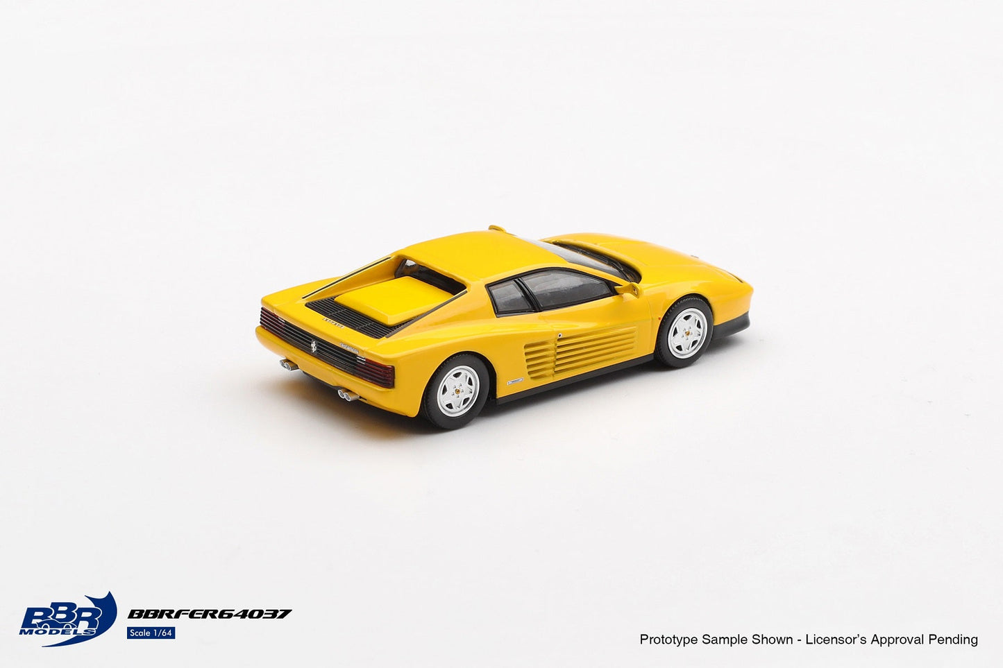 [PRÉCOMMANDE] - BBR Models - Ferrari Testarossa Giallo Modena 1989 - Echelle 1/64 BBRFER64037