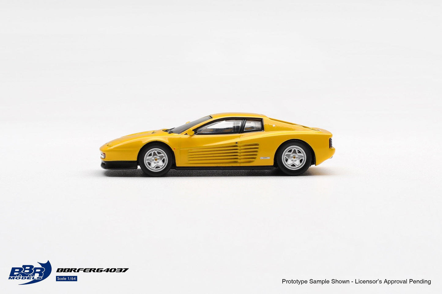 [PRÉCOMMANDE] - BBR Models - Ferrari Testarossa Giallo Modena 1989 - Echelle 1/64 BBRFER64037
