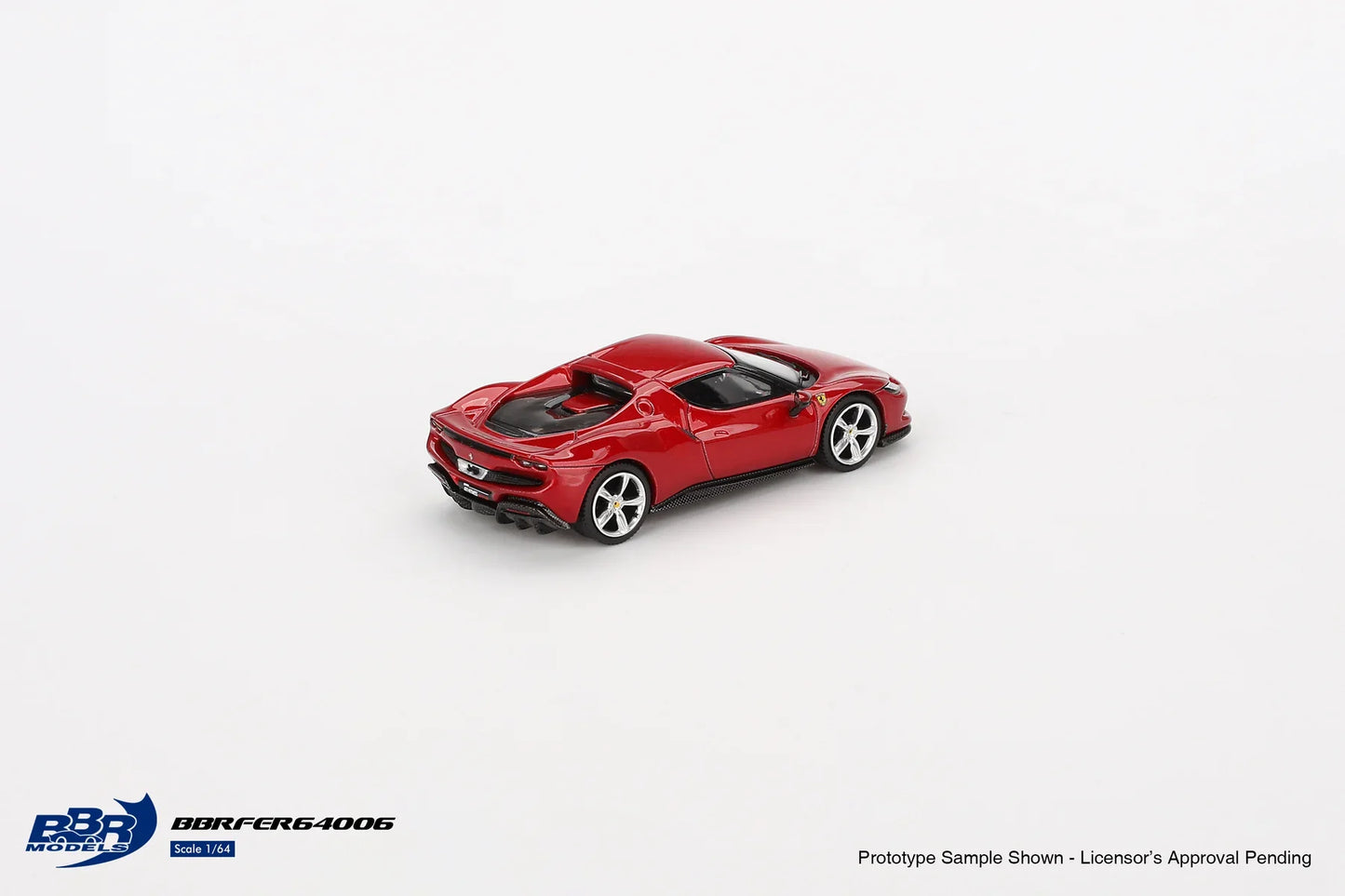 BBR Models - Ferrari 296 GTB Rosso Imola - Scale 1/64 BBRFER64006