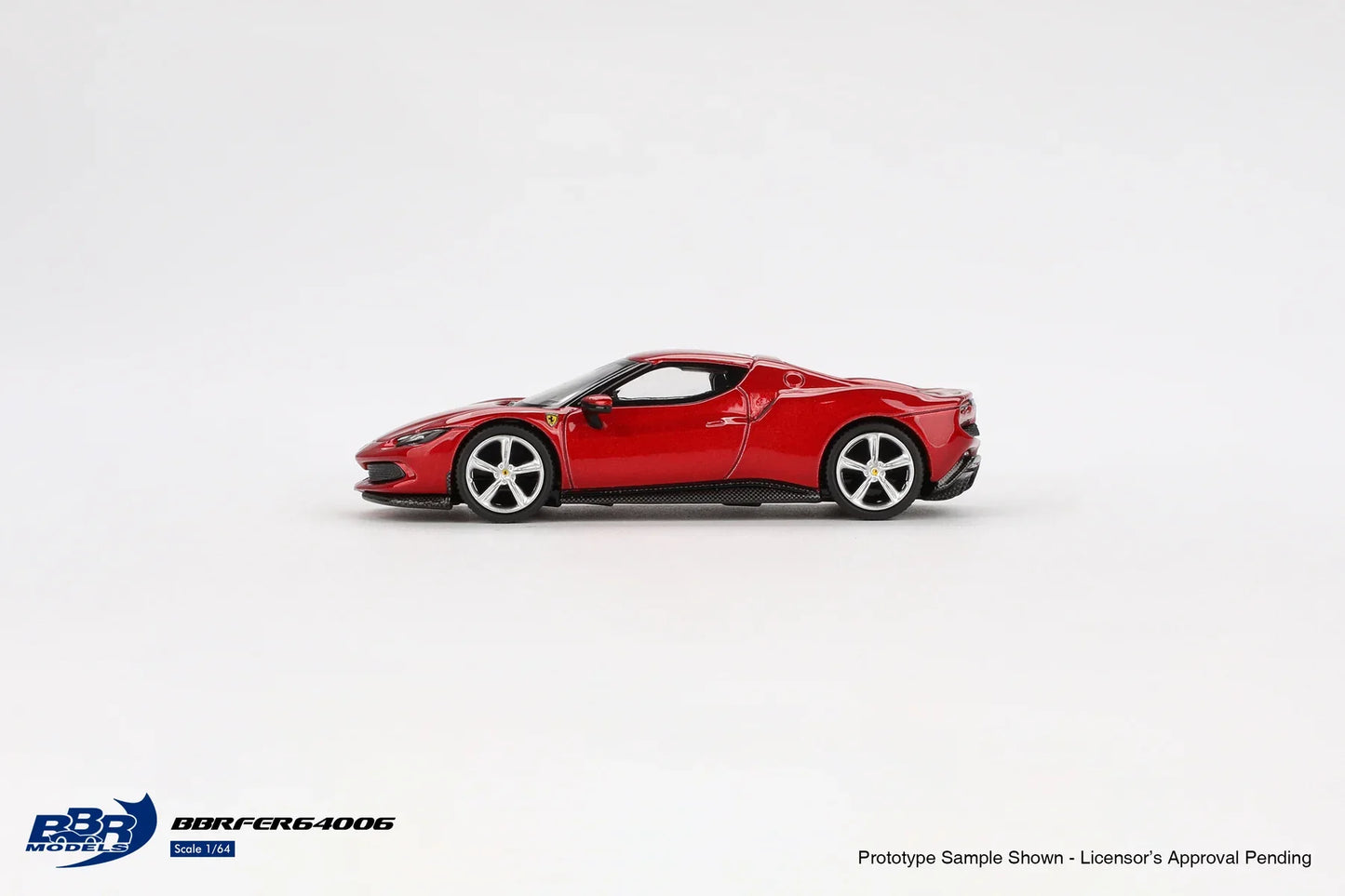 BBR Models - Ferrari 296 GTB Rosso Imola - Scale 1/64 BBRFER64006