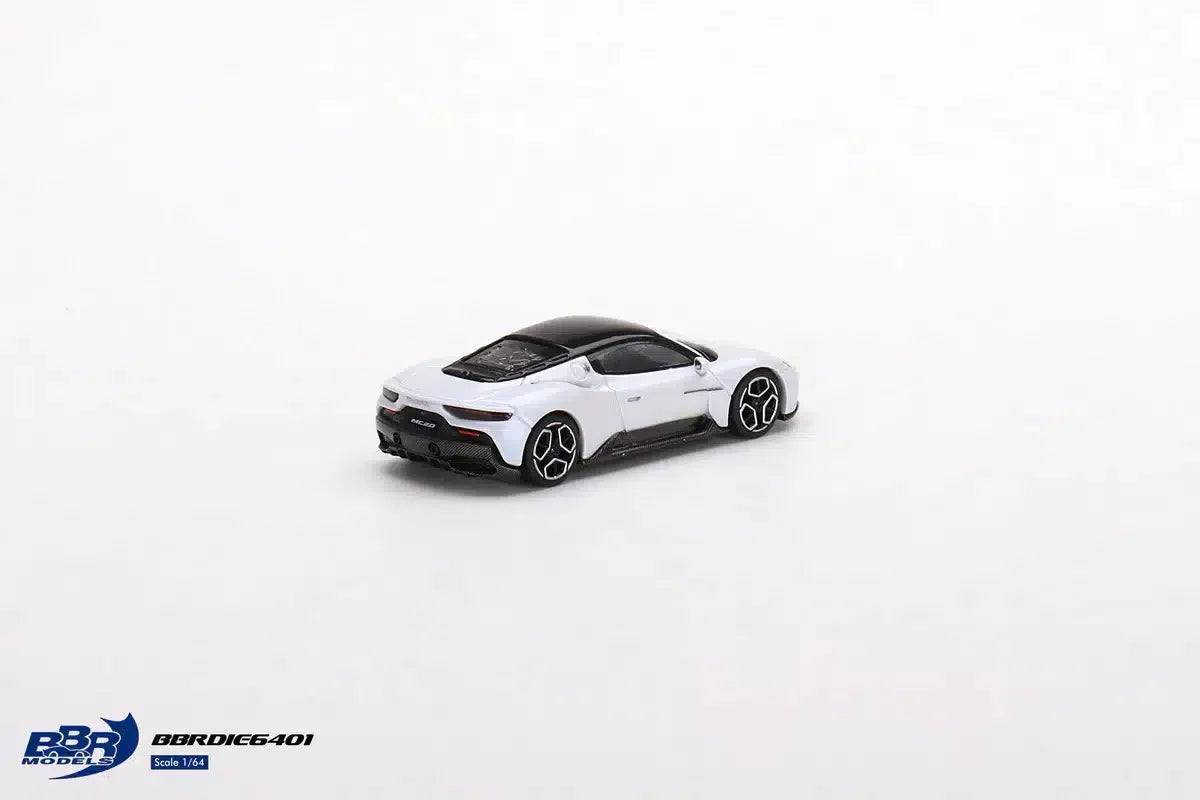 BBR Models - Maserati MC20 Bianco Audace - Scala 1/64 BBRDIE6401
