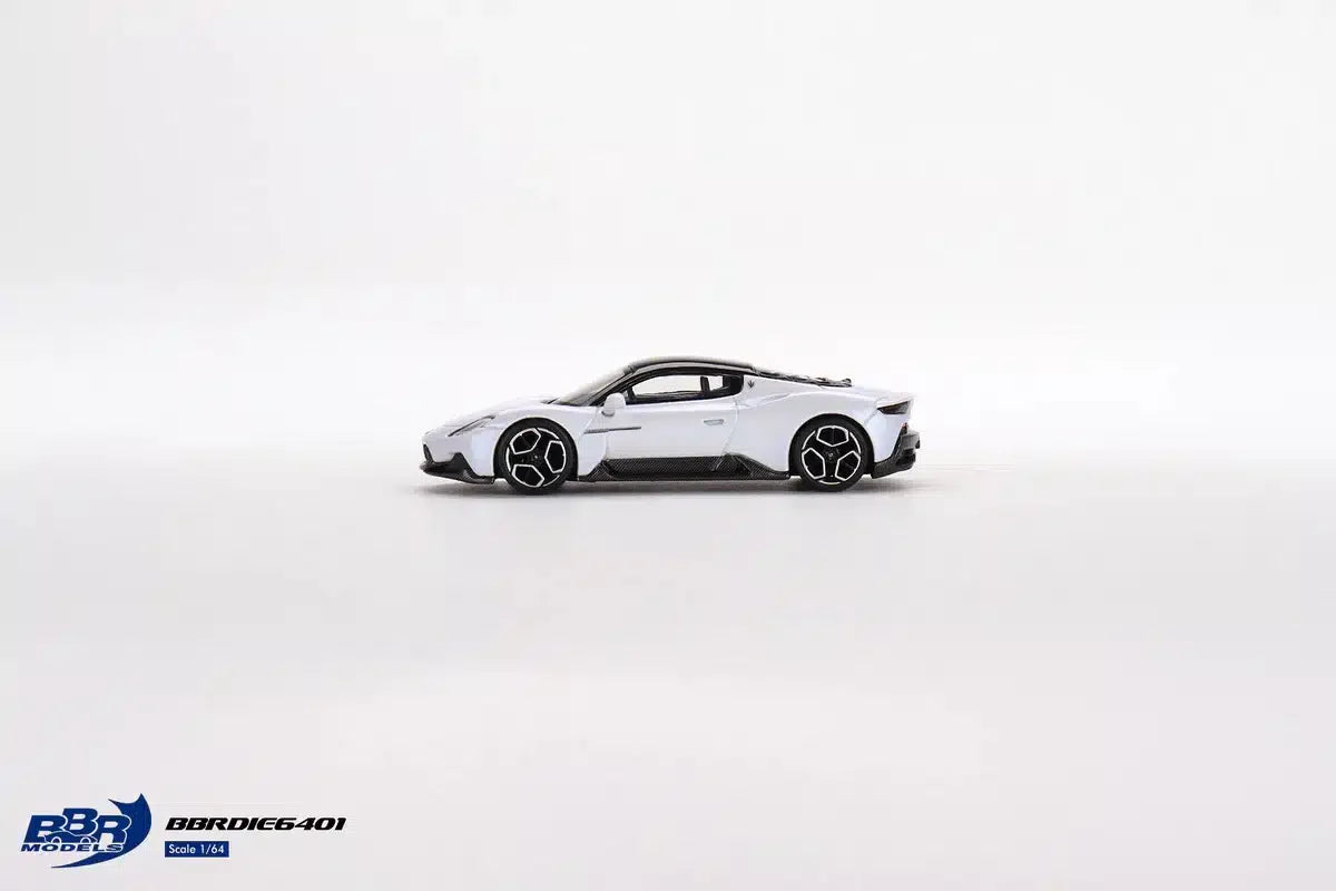 BBR Models - Maserati MC20 Bianco Audace - Scala 1/64 BBRDIE6401
