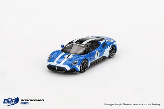 BBR Models - Maserati MC20 #1 Maserati Performance Experience Blue - Scala 1/64 BBRDIE6408
