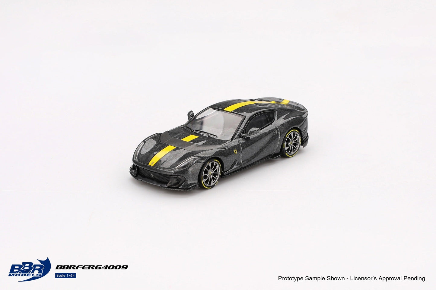 [PRE-ORDER] BBR Models - Ferrari 812 Competizione Grigio Competizione 2024 - Scale 1/64 BBRDIE64009