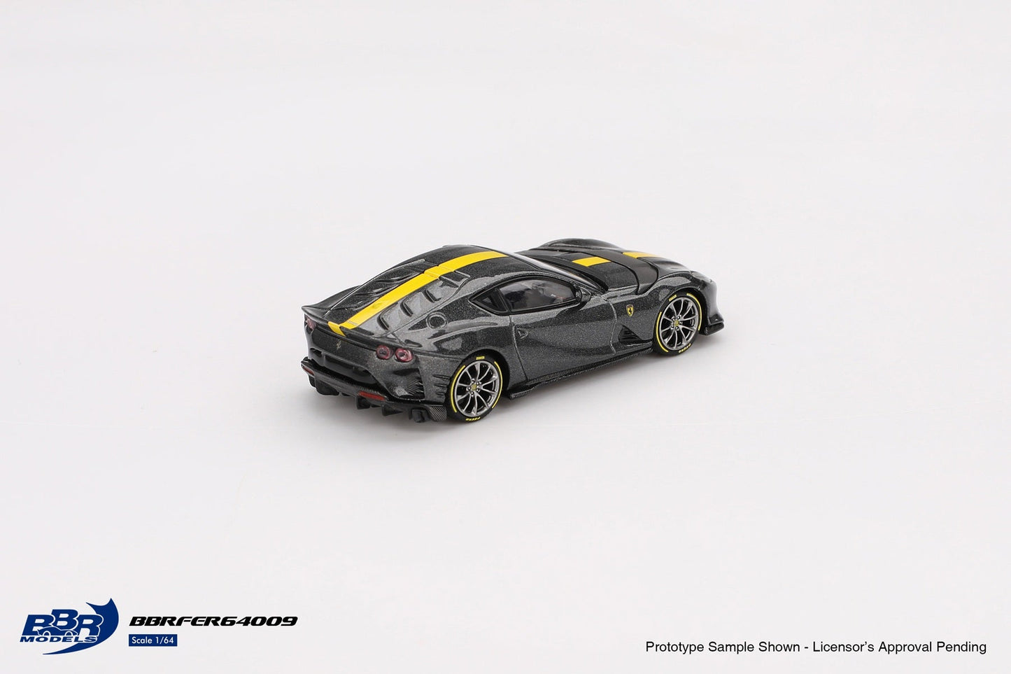 [PRE-ORDER] BBR Models - Ferrari 812 Competizione Grigio Competizione 2024 - Scale 1/64 BBRDIE64009