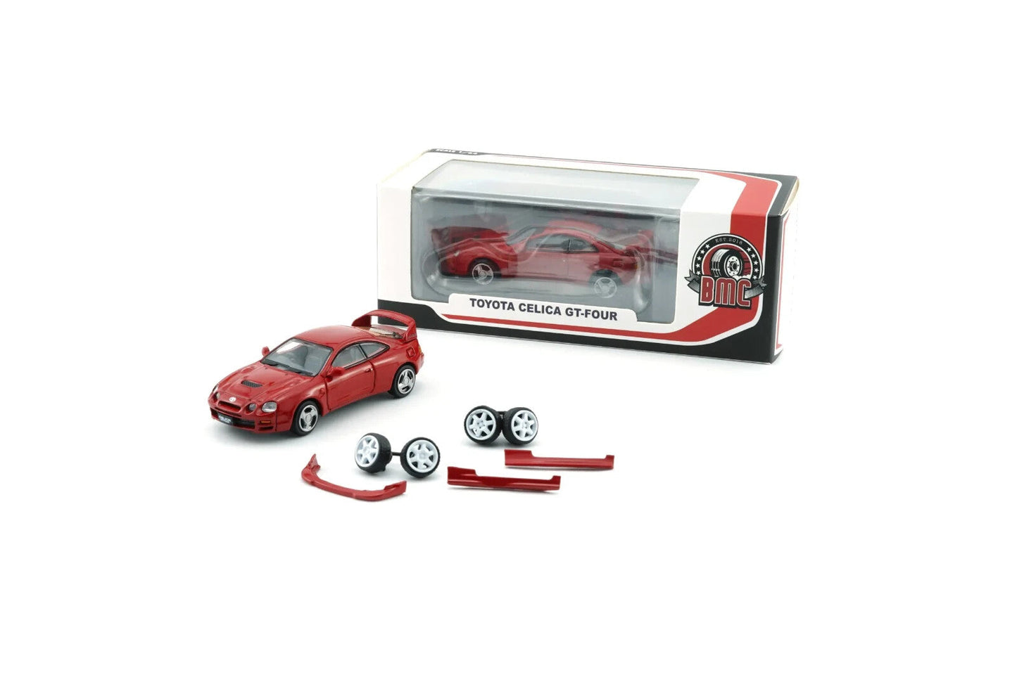 BM Creations - Toyota Celica ST205 1999 GT-Four Red RHD - Scale 1/64 64B0417