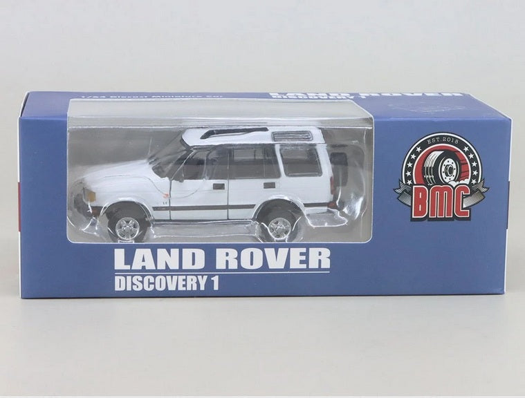 BM Creations - Land Rover Discovery 1 1998 Blanc RHD droite - Échelle 1/64 64B0192