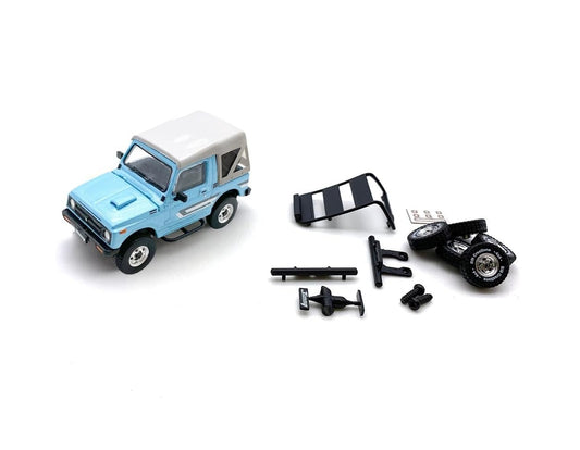 BM Creations - Suzuki Jimny (JA11) Light Blue (Japan Version) RHD - Scala 1/64 64B0171
