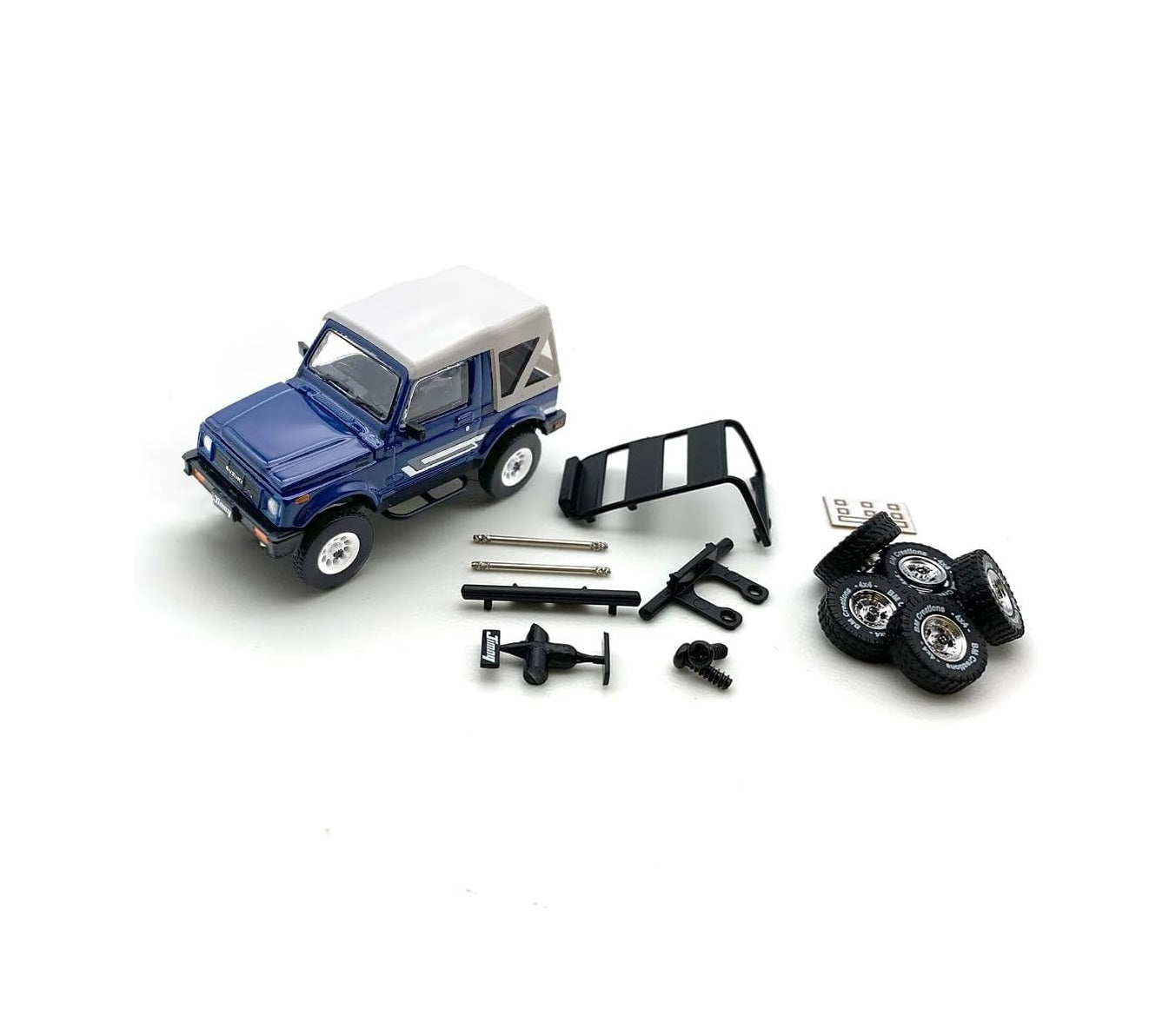 BM Creations - Suzuki Jimny (SJ413) Blue RHD - Scala 1/64 64B0168