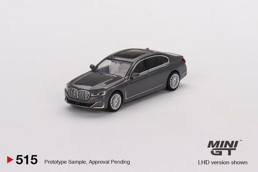 Mini GT - BMW 750Li xDrive Bernina Grey Amber Effect - Scala 1/64 MGT00515-L LHD