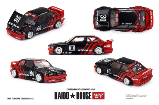 [PRE-ORDER] Mini GT - BMW M3 Kaido Works Advan 2025 - Kaido House - Scala 1/64 KHMG266