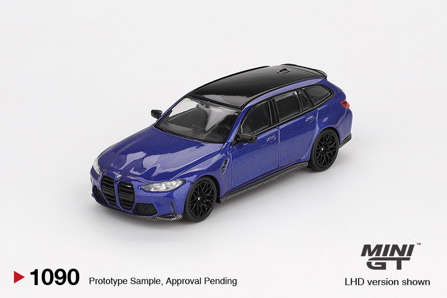 <span translate="no"><span translate="no">Mini GT</span></span> - BMW M3 M Performance Touring Portimao Blue Métallisé - Échelle 1/64 MGT01090-L