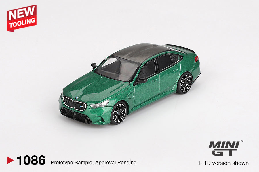 [PRE-ORDER] Mini GT - BMW M5 (G90) Isle of Man Green Metallic - Scale 1/64 MGT01086-L