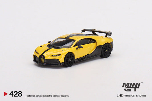 Mini GT - Bugatti Chiron Pur Sport Yellow - Scala 1/64 MGT00428-L