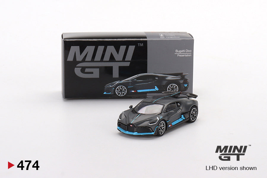 Mini GT - Bugatti Divo Presentation - Scala 1/64 MGT00474-L