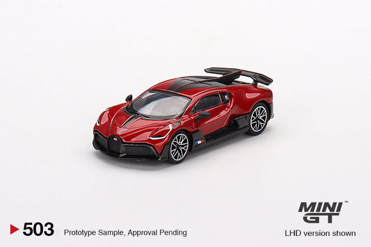 Mini GT - Bugatti Divo Red Metallic - Scala 1/64 MGT00503-L