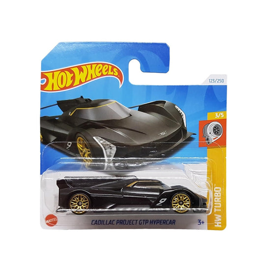 Hot Wheels - Cadillac Project GTP Hypercar Black - HW Turbo 3/5 - Scale 1/64 Approximately