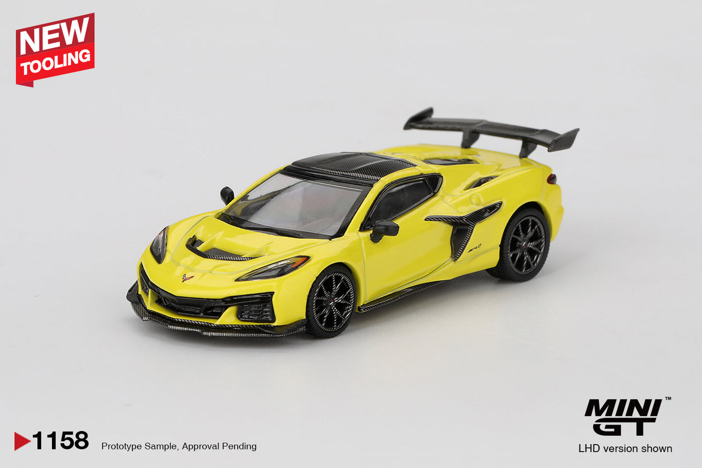 [PRE-ORDER] Mini GT - Chevrolet Corvette C8 ZR1 Accelerate Yellow 2025 - Scale 1-64 MGT01158-L