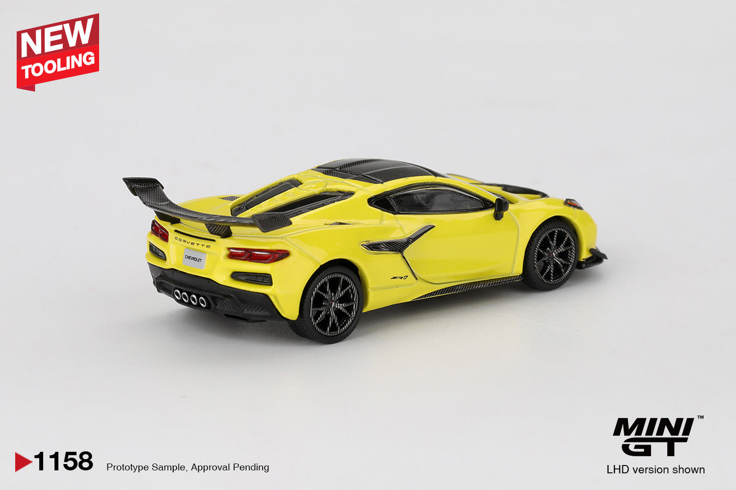 [PRE-ORDER] Mini GT - Chevrolet Corvette C8 ZR1 Accelerate Yellow 2025 - Scale 1-64 MGT01158-L