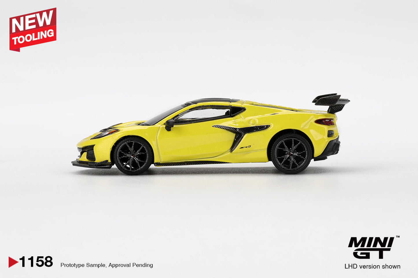 [PRE-ORDER] Mini GT - Chevrolet Corvette C8 ZR1 Accelerate Yellow 2025 - Scale 1-64 MGT01158-L